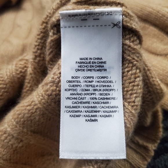 Polo Ralph Lauren Camel Cable Knit Sweater - Picture 7 of 10